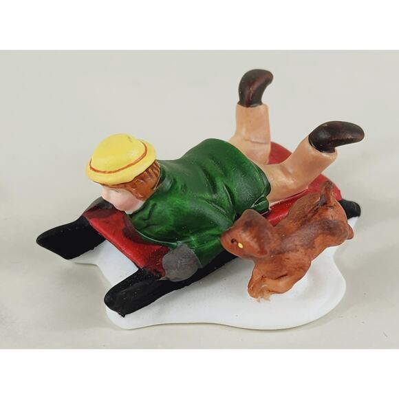 Department 56 Snow Children 2" Heritage Village Collection Porcelain Figurine x3 - Picture 4 of 14